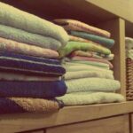 Wardrobe - Stack of Towels on Rack