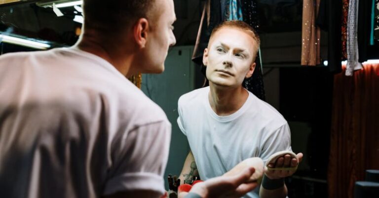 Makeup - Drag Queen Applying Makeup