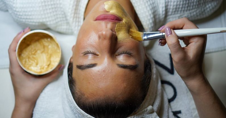 Spa - Woman Doing Facial Mask