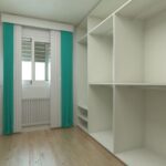 Wardrobe - White Wooden Shelf